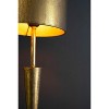 Antique Gold Table Lamp with Metal Barrel Shade – 40 Inch Tall Modern Lighting By kalalou - 3 of 4