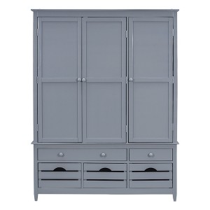 Bella Depot Freestanding Kitchen Pantry with Large Storage Cabinet and 10 Drawers,8 Door Shelves,4 Pull-Out Trays - 1 of 4