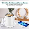 Maison Portable 131°F Smart Heating Mug with 15Watt Fast Wireless Qi Charger Base Stainless Steel 13oz for Home, Office & Travel – Makes A Great Gift - 2 of 4