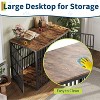 48'' Dog Crate Furniture, 3-in-1 Wooden Dog Kennel with 3 Lockable Doors, Heavy Duty Metal Frame & Sturdy Panels - 4 of 4
