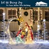 SYNCFUN 5FT 3D Christmas Nativity Scene Yard Light with LED Lights for Indoor Outdoor Garden, Lawn, Christmas Event, Christmas Eve Night Decoration - 4 of 4