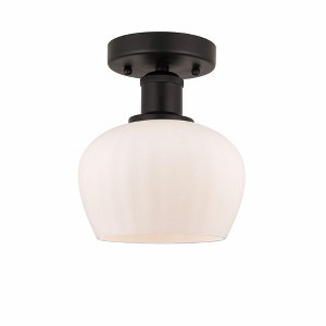 Fenton - 1 Light Semi-Flush Mount In Industrial Style-8.25 Inches Tall and 6.5 Inches Wide - 1 of 1