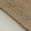 Maxax Jute Door Mat，Hand Woven Area Rug, Boho Rustic Style, Natural Fiber Jute Rug Diamond Stripe for Entryway and Hallway - 3 of 4