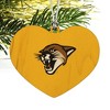 University of Vermont Secondary Heart Love Wood Christmas Tree Holiday Ornament - 2 of 3