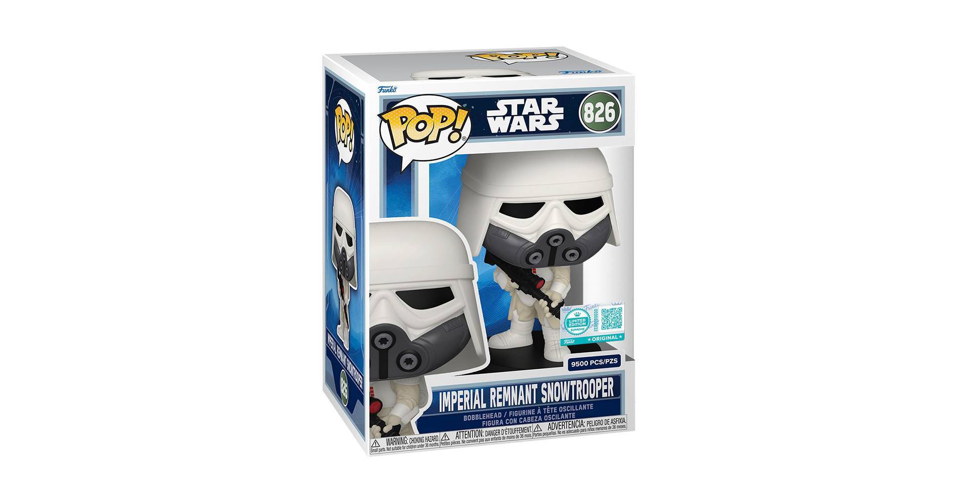 Funko POP! Limited Edition Star Wars Imperial Remnant Snowtropper Target Exclusive Bobblehead #826