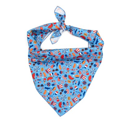 The Worthy Dog Independence Day Adjustable Tie-on Bandana Accessory ...