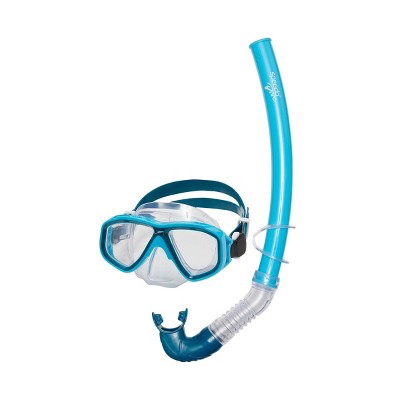 Speedo Kids' Surf Gazer Mask & Snorkel Set - Blue/Atoll