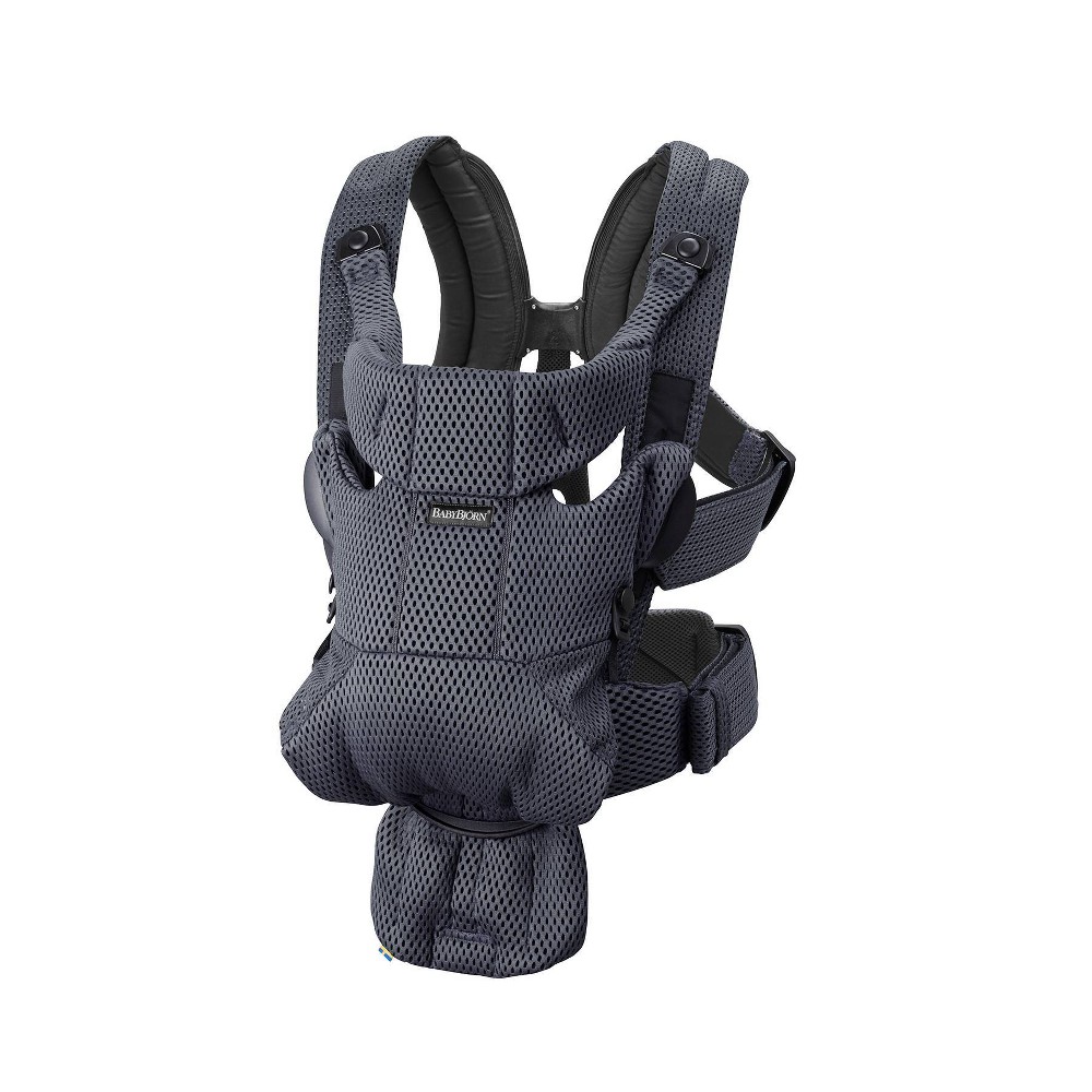 Photos - Baby Carrier Baby Bjorn BabyBjorn  Free in 3D Mesh - Anthracite 