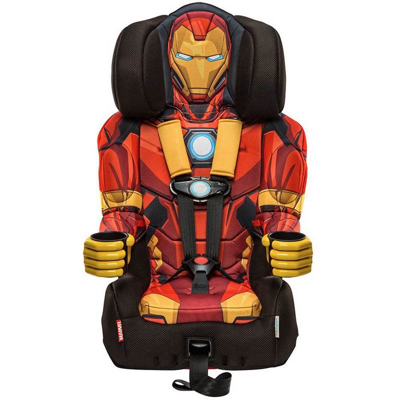 KidsEmbrace Marvel Avengers Iron Man Combination Harness Kids Car Seat (2 Pack), 3 of 4