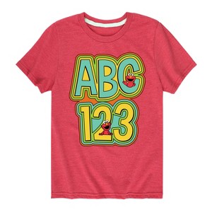 Boys' - Sesame Street - Elmo Abc Short Sleeve Graphic T-Shirt - 1 of 4