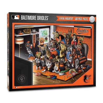 MLB Baltimore Orioles Purebred Fans 'A Real Nailbiter' Puzzle - 500pc