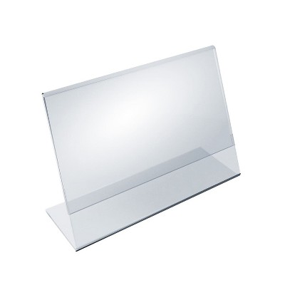 Azar Sign Holders 5 X 7 Clear Acrylic 10/pack (152722) : Target