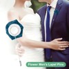 Unique Bargains Ribbon Alloy Multipurpose Use Durable Flower Lapel Pin 3.5 x 1.38 Inch  24 Pcs - 4 of 4