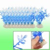 Unique Bargains Simulation Plants Grass Decor for Fish Tank 3.5" Blue White 10 Pcs - 2 of 3