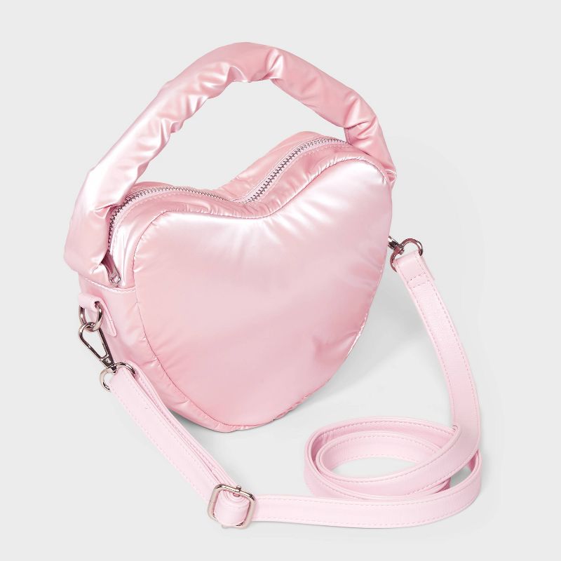 Puff Heart Crossbody Bag - Wild Fable™, 4 of 13