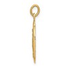 Black Bow Jewelry 14k Yellow Gold Miraculous Medal Charm or Pendant, 12 x 24mm - 2 of 4