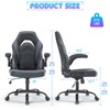 DOMETOUR Gaming Chair for Adults and Teens High Back Computer Desk Chair, Height Adjustable Ergonomic Office Chair with Wheels - 2 of 4