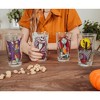 Silver Buffalo Disney Nightmare Before Christmas Jack & Sally 16-Ounce Pint Glasses | Set of 4 - 3 of 4