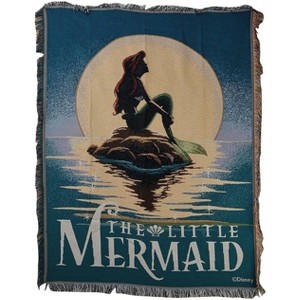 Northwest The Little Mermaid, Poster Woven Tapestry Throw Blanket 48 x 60 inch - 1 of 1