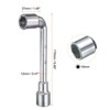 Unique Bargains 45# Steel Repairing L-Shaped Angled Double Ended Metric Hex Socket Wrench 18mm - 2 of 4