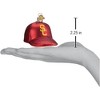 Old World Christmas Blown Glass Ornament for Christmas Tree, USC Baseball Cap - 3 of 3
