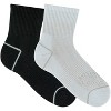 Peds Women's All Day Active 2pk High Quarter Socks - Assorted Colors 5-10: Arch Support, Cushioned Sole - 3 of 4