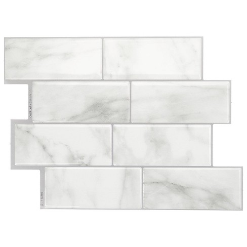 Smart Tiles - Peel and Stick Backsplash Tiles - Premium 3D Kitchen