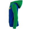 Nintendo Super Mario Bros Luigi Boys Long Sleeve Zip-Up Costume Hoodie - Green, 5/6 - 3 of 4