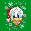 Boys Mickey & Friends Donald Duck Snowflakes and Hollies T Shirt - 2 of 4
