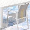 Heynemo Patio Dining Chairs, Sturdy Aluminum Frame, Quick-Drying Textilene Fabric, Stackable Outdoor Furniture for Lawn, Balcony - 2 of 4