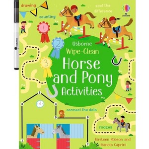 Wipe-Clean Horse and Pony Activities - (Wipe-Clean Activities) by  Kirsteen Robson (Paperback) - 1 of 1