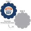 Big Dot of Happiness Happy Father's Day - We Love Dad Party Round Table Decorations - Paper Chargers - Place Setting For 12 - 3 of 4