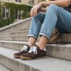 CUSHIONAIRE Tick Tock Women's Genuine Leather Lace-Up Casual Sneaker – Retro-Inspired Walking Shoe with Gum Rubber Outsole, Cushioned Arch Support - 4 of 4