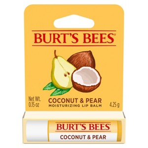Burt's Bees Coconut and Pear Lip Balm - 0.15oz - 1 of 4