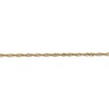 Black Bow Jewelry 1.9mm 14k Yellow Gold Diamond Cut Singapore Chain Bracelet & Anklet - 2 of 4
