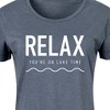 Women's - Instant Message - Relax Lake Time Graphic T-shirt Dress - 2 of 4