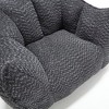 Spassway Chenille Sofa with Armrest Bean Bag for Living Room Single Upholstered Sofa Chair for Bedroom - 4 of 4