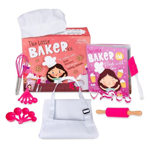 Baketivity 31 Piece Plastic Toy Baking Set, Multi-color 