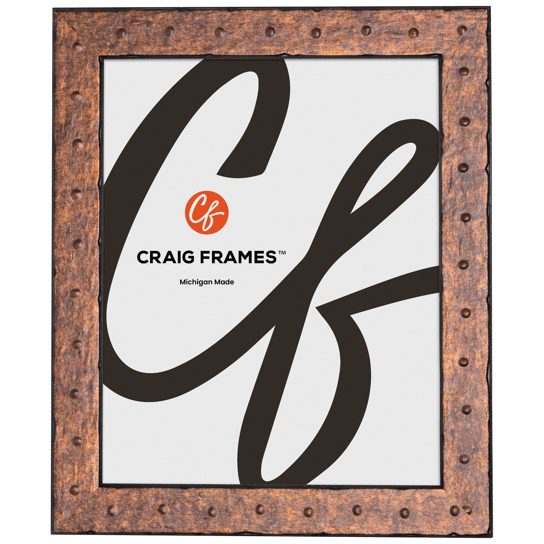 Rivet Rusted 12x16 inch Picture Frame
