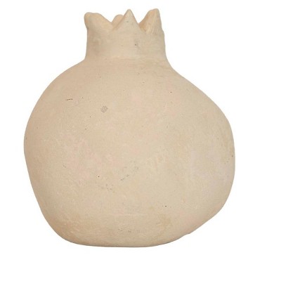 Decorative Pomegranate Cream Paper Mache by Foreside Home & Garden