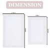 Home Weavers Luxury Collection 100% Cotton Tufted Bathroom Rug Set, Non-Slip Latex Bath Rug Set - 3 of 4