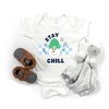 The Juniper Shop Stay Chill Checkered Baby Bodysuit - 2 of 2