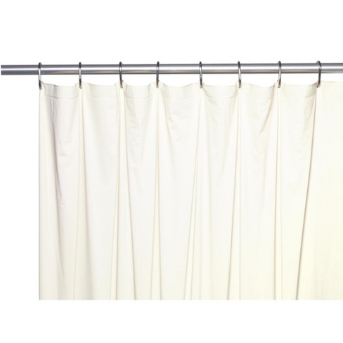 Vinyl Shower Liner With Metal Grommets, Extra Long Shower Curtain Liner Clear Vinyl