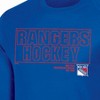 NHL New York Rangers Men's Long Sleeve Dark T-Shirt - 3 of 3