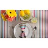 84"x60" Summer Stripe Outdoor Tablecloth - Design Imports: Spill Proof, Machine Washable, Ideal for Picnics & BBQs - 2 of 3