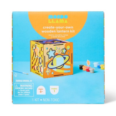 Space Lantern Decoupage and Painting Craft Kit- Mondo Llama™