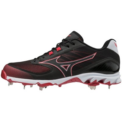 red mizuno cleats