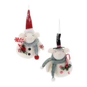 Plush Mouse Ornament (Set of 12) - 1 of 4