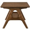 Dexmalle Mid-Century Modern Rectangular Wood Coffee Table with Shelf - 4 of 4