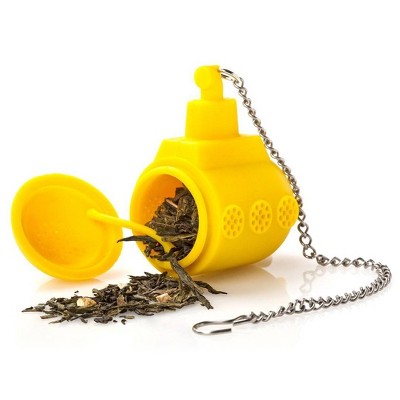 Yellow Submarine Silicone and Stainless Steel Tea Infuser